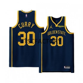 Herren NBA Golden State Warriors Trikot Stephen Curry 30 Jordan 2022-23 Statement Edition Navy Swingman